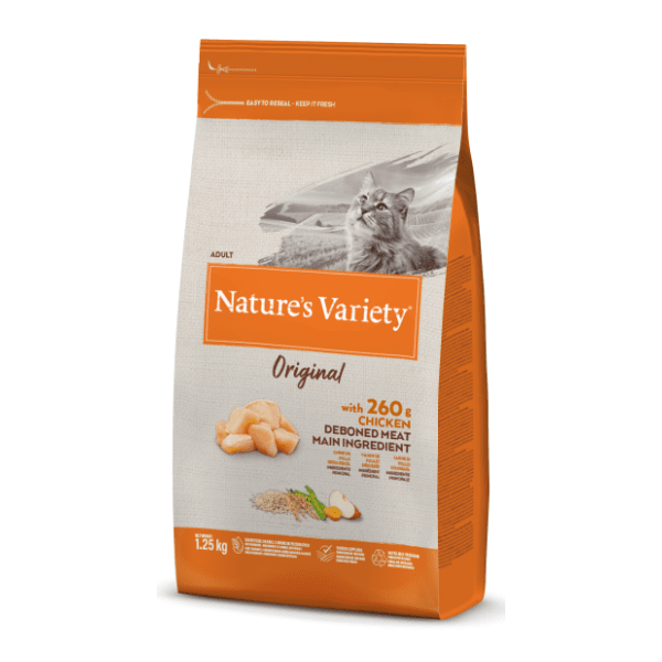 NATURES VARIETY Original gain hrana za mačke piletina 1,25kg 0