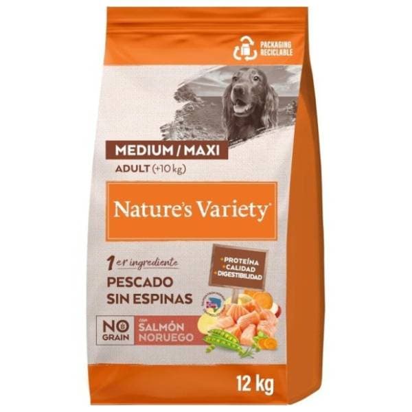 NATURES VARIETY Original maxi medium adult losos 12kg 0