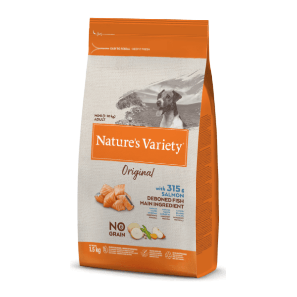 NATURES VARIETY Original mini adult hrana za pse losos 7kg 0