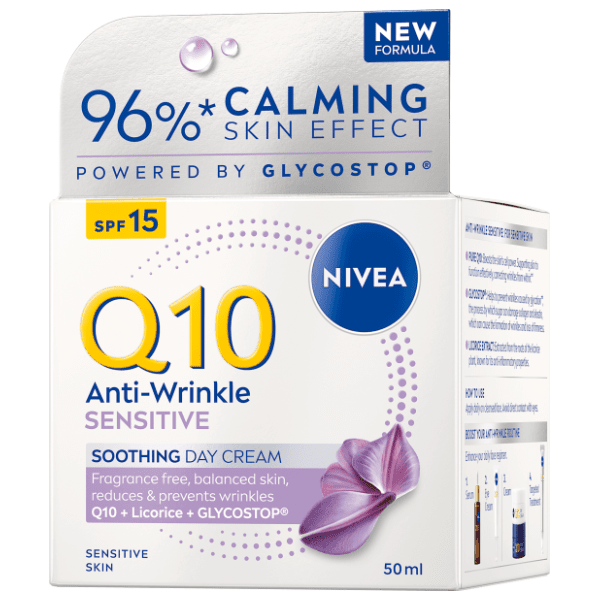 NIVEA Q10 Extra sensitive krema protiv bora SPF15 50ml 0
