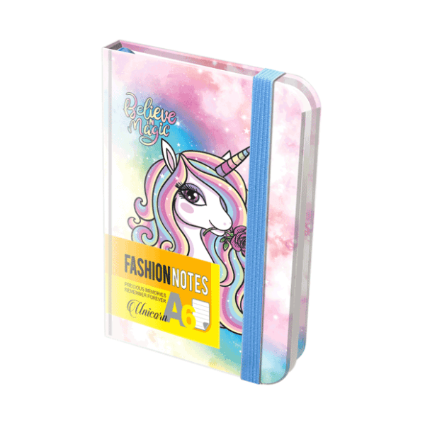 Notes sa lastišem A6 OPTIMUM Fashion unicorn 0