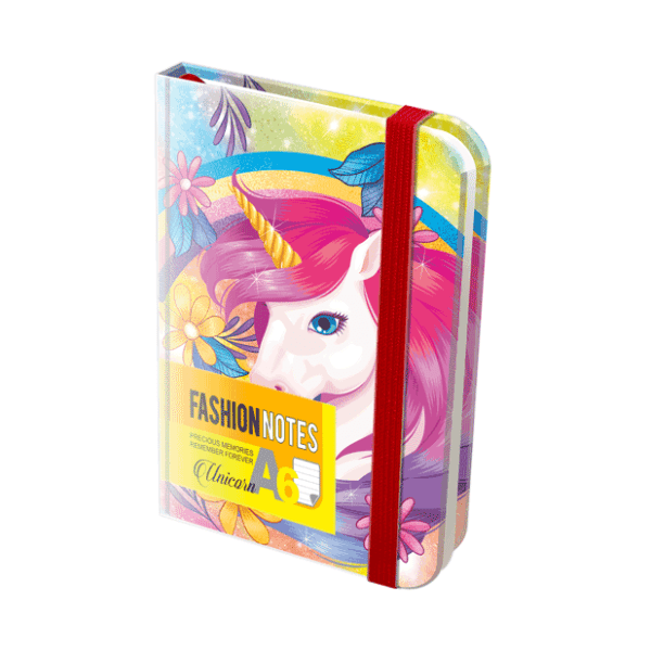 Notes sa lastišem A6 OPTIMUM Fashion unicorn 1