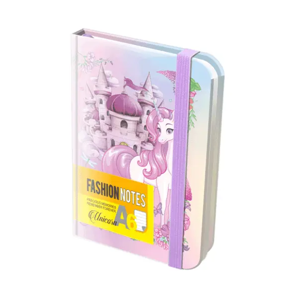 Notes sa lastišem A6 OPTIMUM Fashion unicorn 2