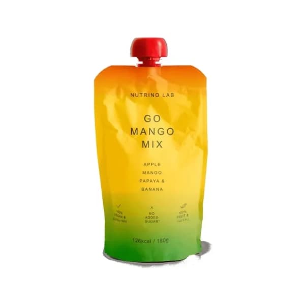 NUTRINO Lab voćni pire jabuka banana mango papaja 180g 0