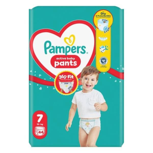 PAMPERS pelene pants 7 44kom 0
