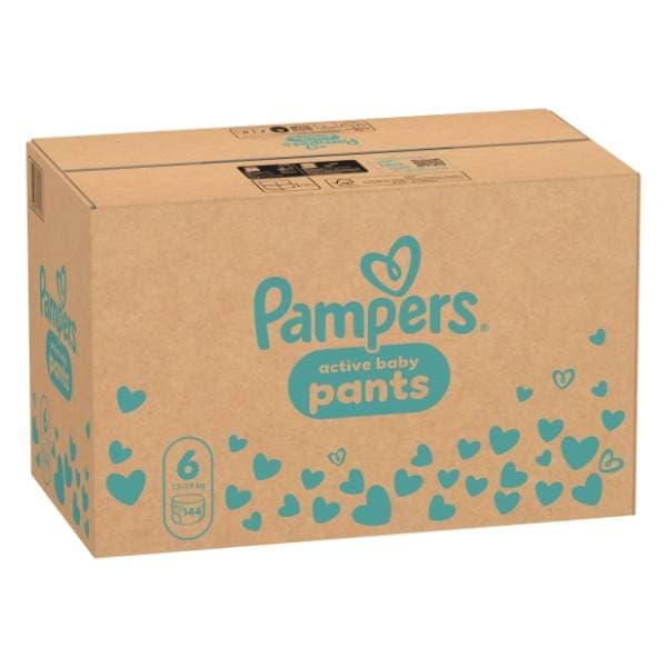 PAMPERS plene pants monthly pack 6 144kom 0