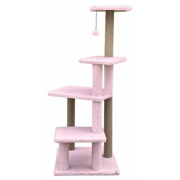 PAWS & WHISKERS Alessi grebalica za mačke 45x117x45cm pink 0