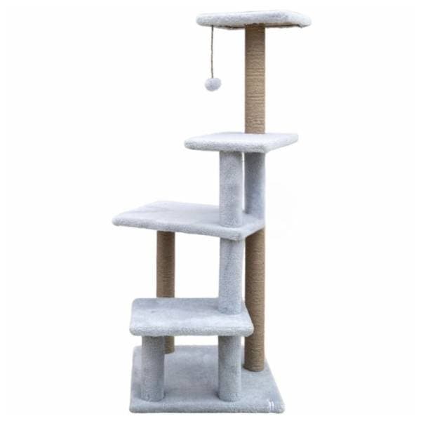 PAWS & WHISKERS Alessi grebalica za mačke 45x117x45cm siva 0