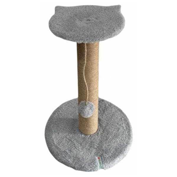 PAWS & WHISKERS Miene grebalica za mačke 40cm siva 0