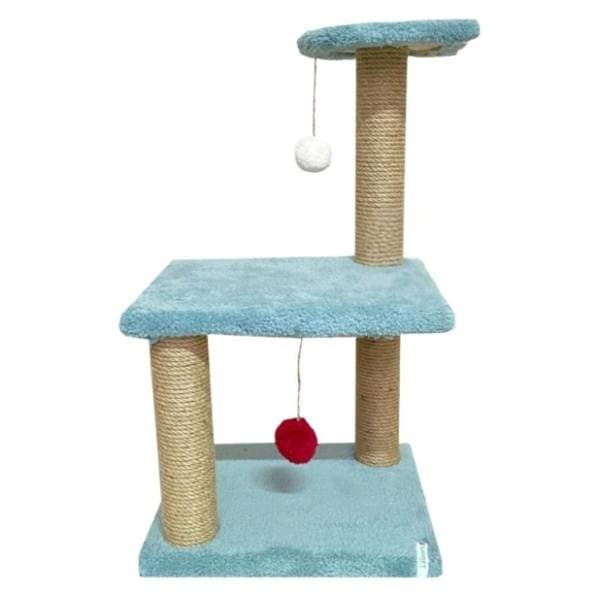 PAWS & WHISKERS Mini grebalica za mačke 35x54x28cm plava 0