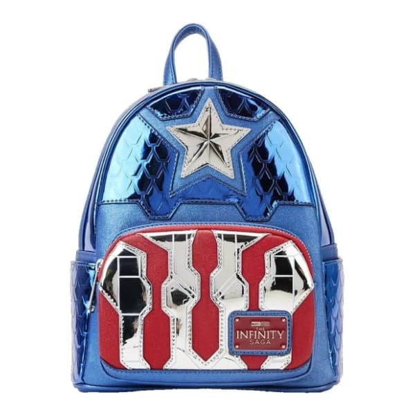 Ranac LOUNGEFLY Marvel Shine Captain America 26cm 0