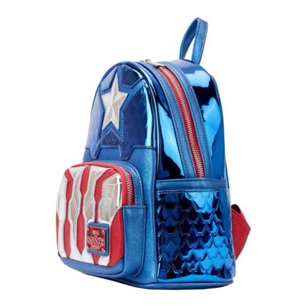 Ranac LOUNGEFLY Marvel Shine Captain America 26cm 1