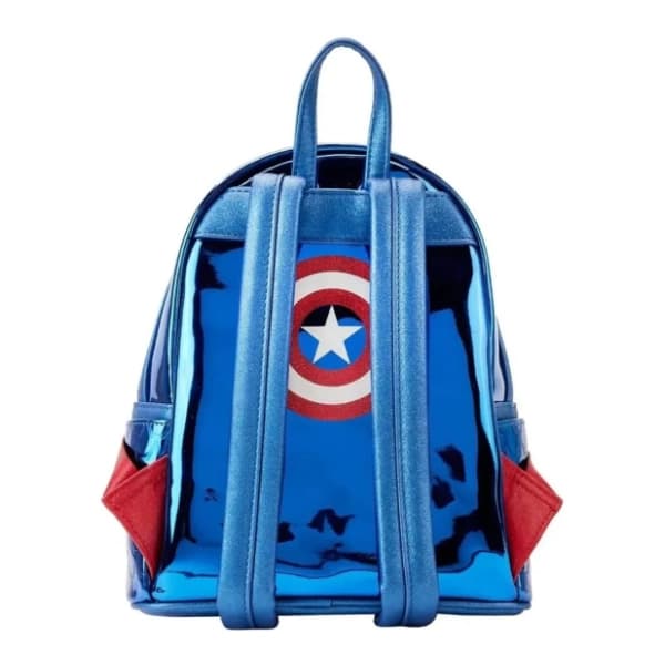 Ranac LOUNGEFLY Marvel Shine Captain America 26cm 2