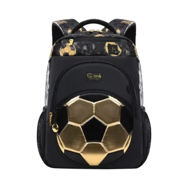 Ranac za školu anatomski S-COOL Gold football 40cm 0