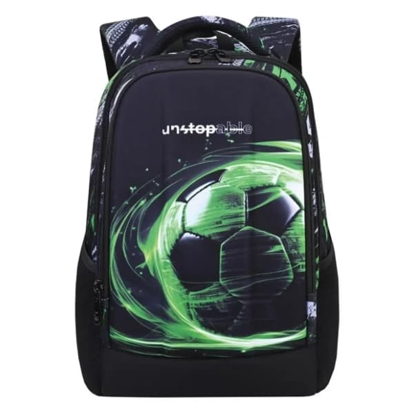 Ranac za školu anatomski S-COOL Green Football 40cm 0