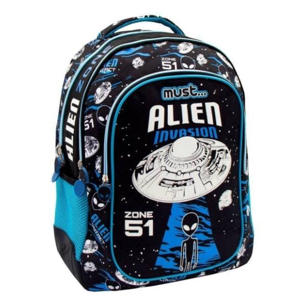 Ranac za školu MOJA KNJIŽARA Must glow alien 0
