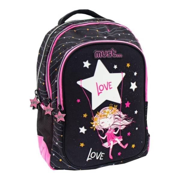 Ranac za školu MOJA KNJIŽARA Must glow star love 0