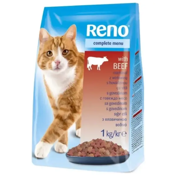 RENO hrana za mačke govedina 1kg 0