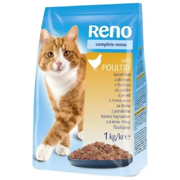 RENO hrana za mačke živina 1kg 0