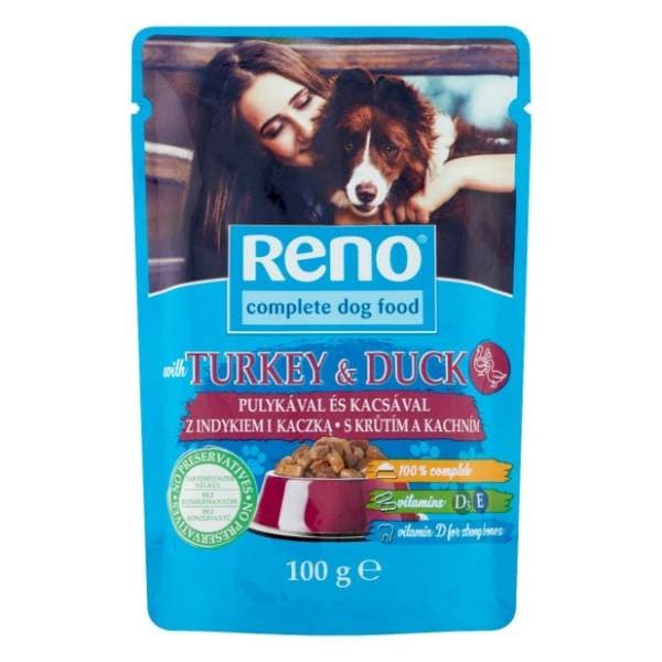 RENO hrana za pse ćuretina i pačetina 100g 0