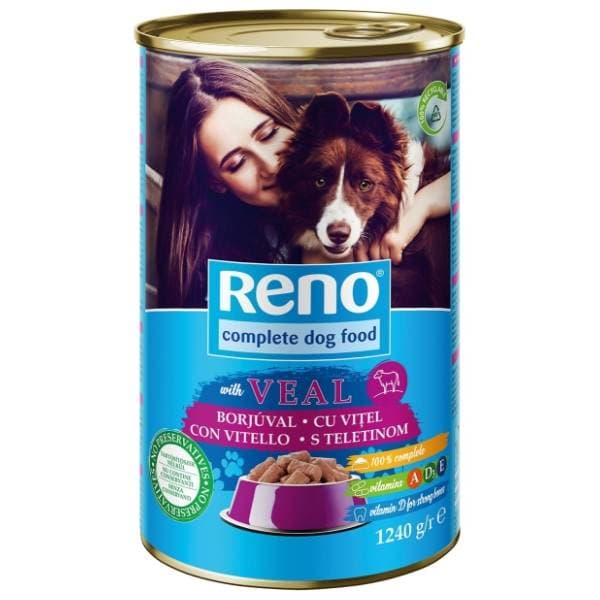 RENO hrana za pse teletina 1,24kg 0