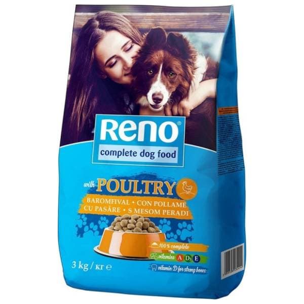 RENO hrana za pse živina 3kg 0