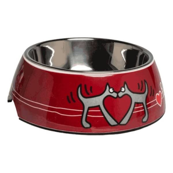 ROGZ Bubble bowlz 2u1 S red heart činija za pse 0