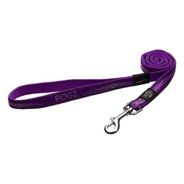 ROGZ Purple chrome povodac za pse XL 0