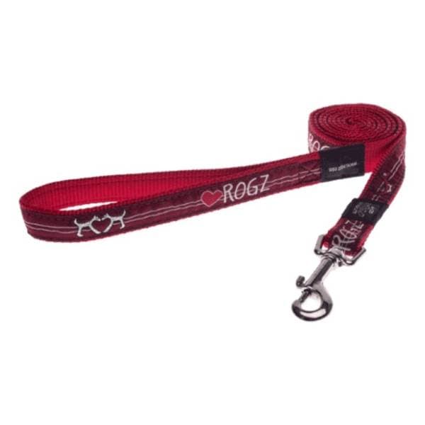 ROGZ Red heart povodac za pse S 0