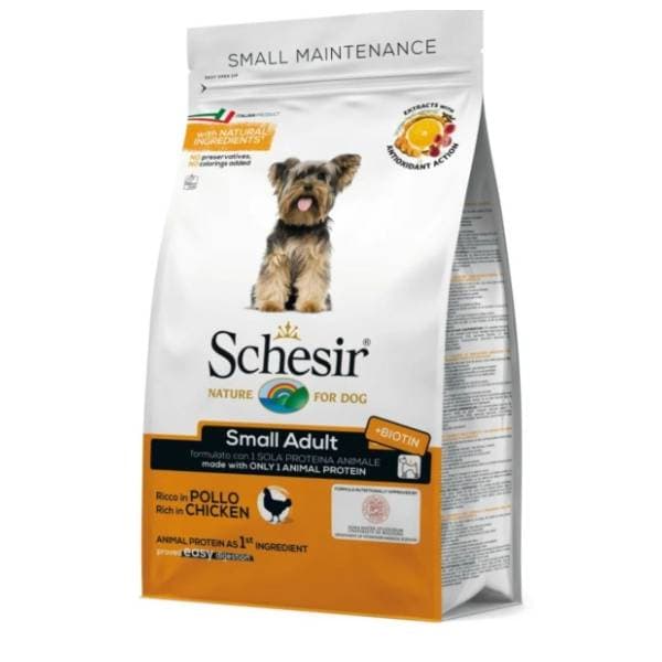 SCHESIR Maintenance small adult hrana za pse piletina 2kg 0
