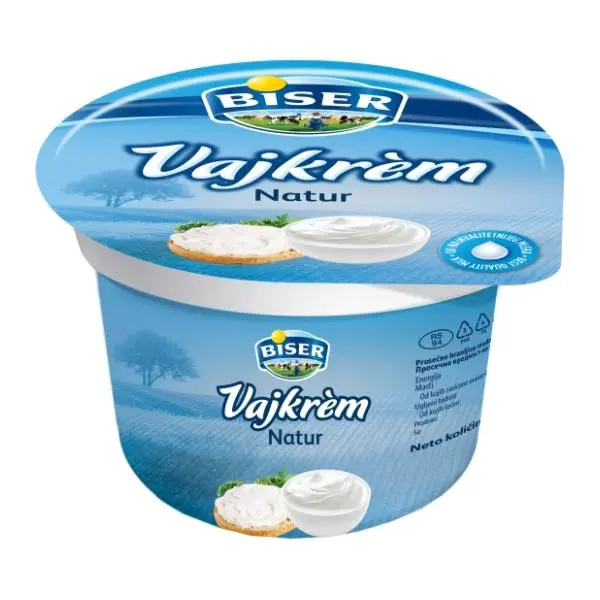Sirni namaz BISER vajkrem natur 250g 0