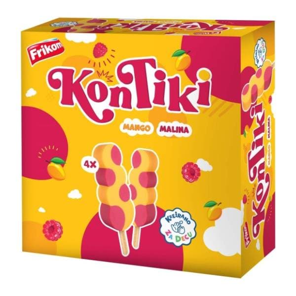 Sladoled FRIKOM Kontiki mango malina multipack 4x75ml 0