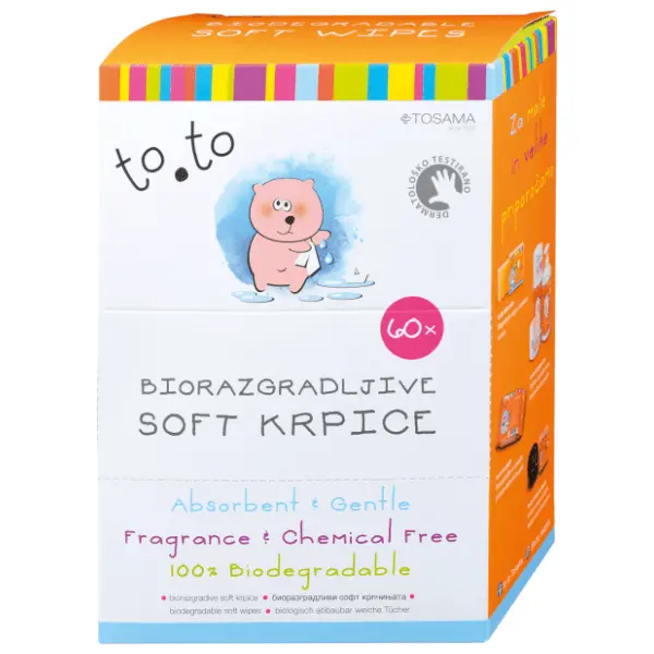 TO.TO biorazgradive soft krpice 60kom 0