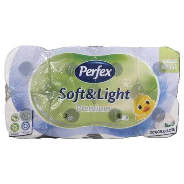 Toalet papir PERFEX soft & light premium 3sloja 8kom 0