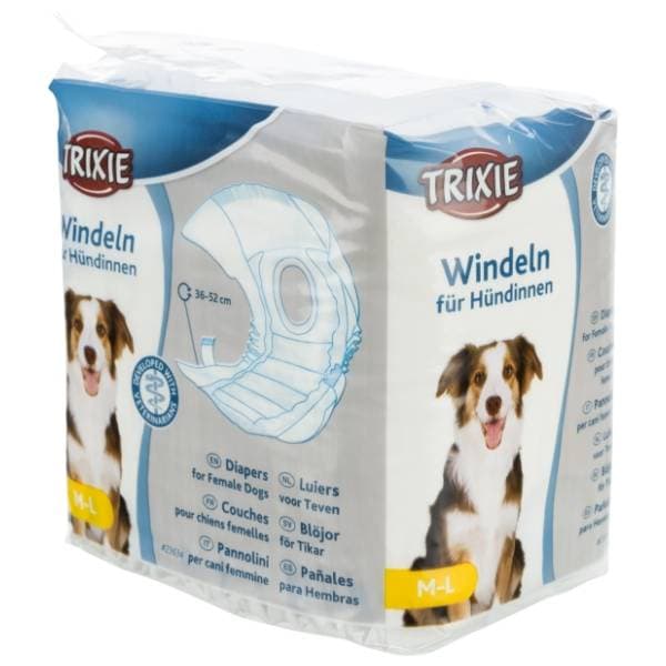 TRIXIE pelene za ženke u teranju M-L 12kom 0