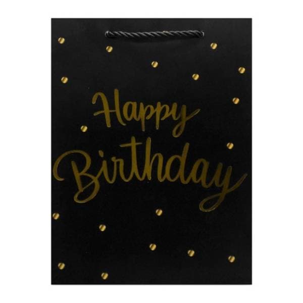 Ukrasna kesa M OPTIMUM Happy birthday 1kom 1