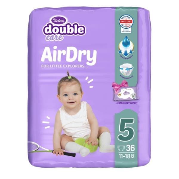 VIOLETA pelene Air dry junior 5 36kom 0