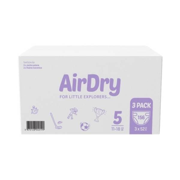 VIOLETA pelene Air dry junior 5 3x52kom 0