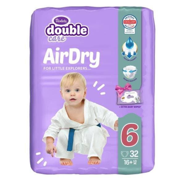 VIOLETA pelene Air dry junior 6 32kom 0