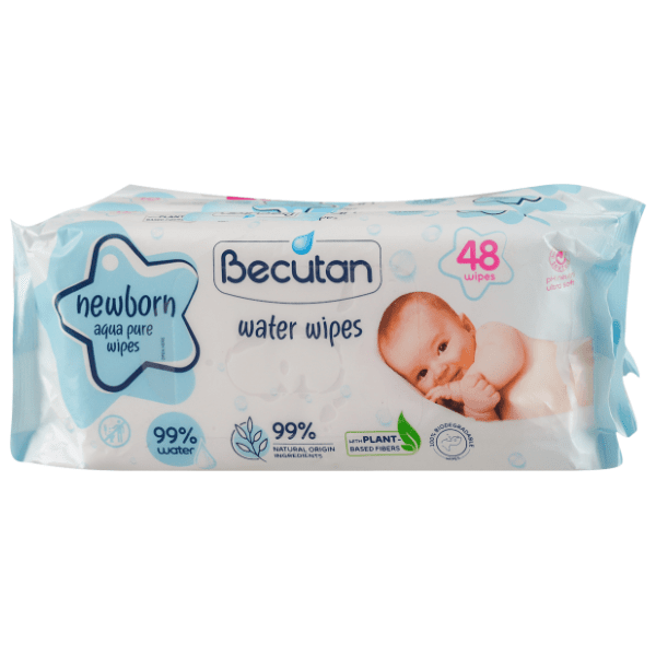 Vlažne maramice BECUTAN aqua pure 3x48kom 0