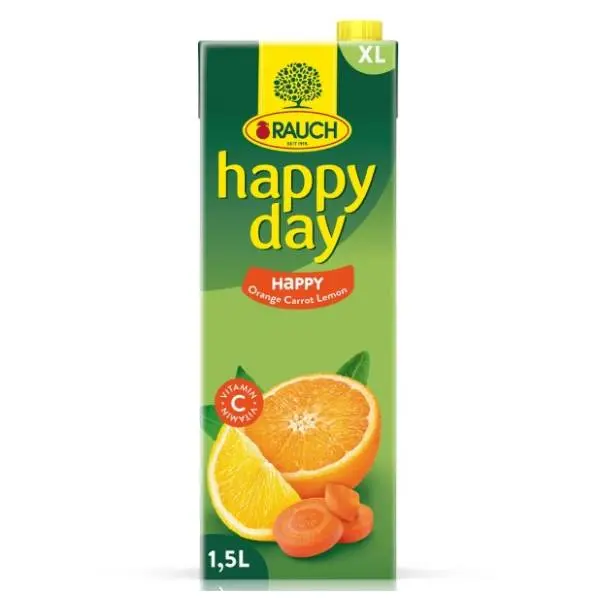 Voćni sok HAPPY DAY Family pomorandža šargarepa limun 1,5l 0