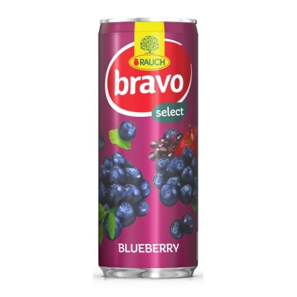 Voćni sok RAUCH Bravo borovnica 250ml 0