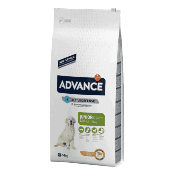ADVANCE Maxi junior hrana za pse piletina pirinač 14kg 0