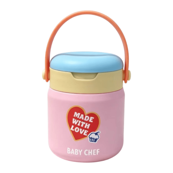 BABY CHEF termos za hranu roze 350ml 0