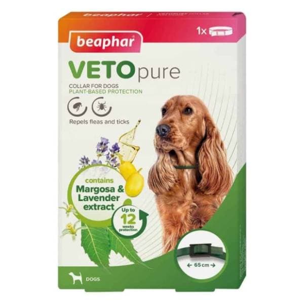 BEAPHAR Vetopurer ogrlica za pse protiv buva i krpelja 65cm 0