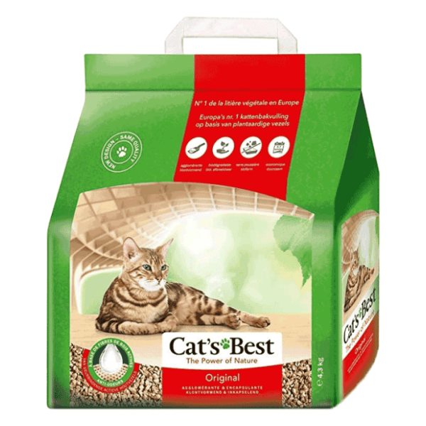 CATS BEST Original ekološki posip za mačke 40l 0