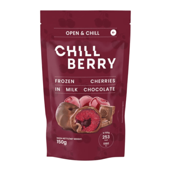 CHILLBERRY smrznute višnje u mlečnoj čokoladi 150g 0