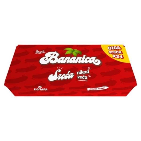 Čokoladica ŠTARK Bananica 600g 0