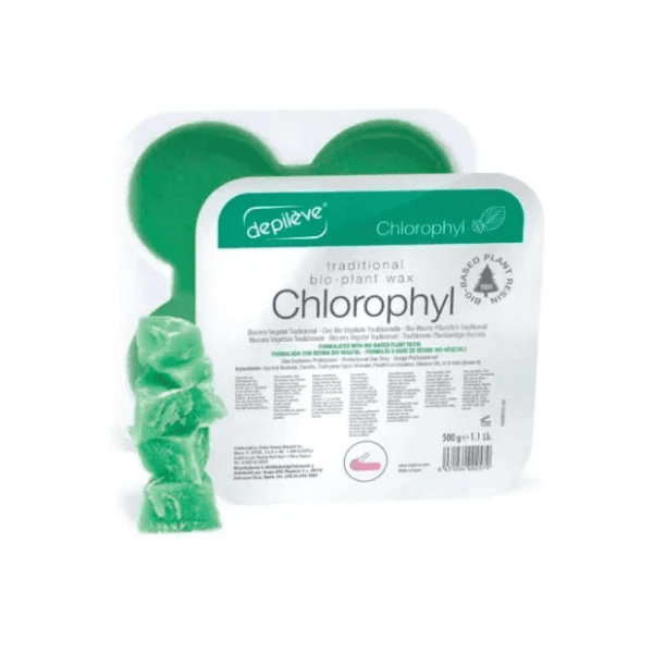 DEPILEVE Bio hlorofil topli vosak za depilaciju 8x125g 0