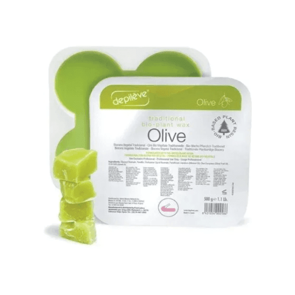 DEPILEVE Bio oliva topli vosak za depilaciju 8x125g 0